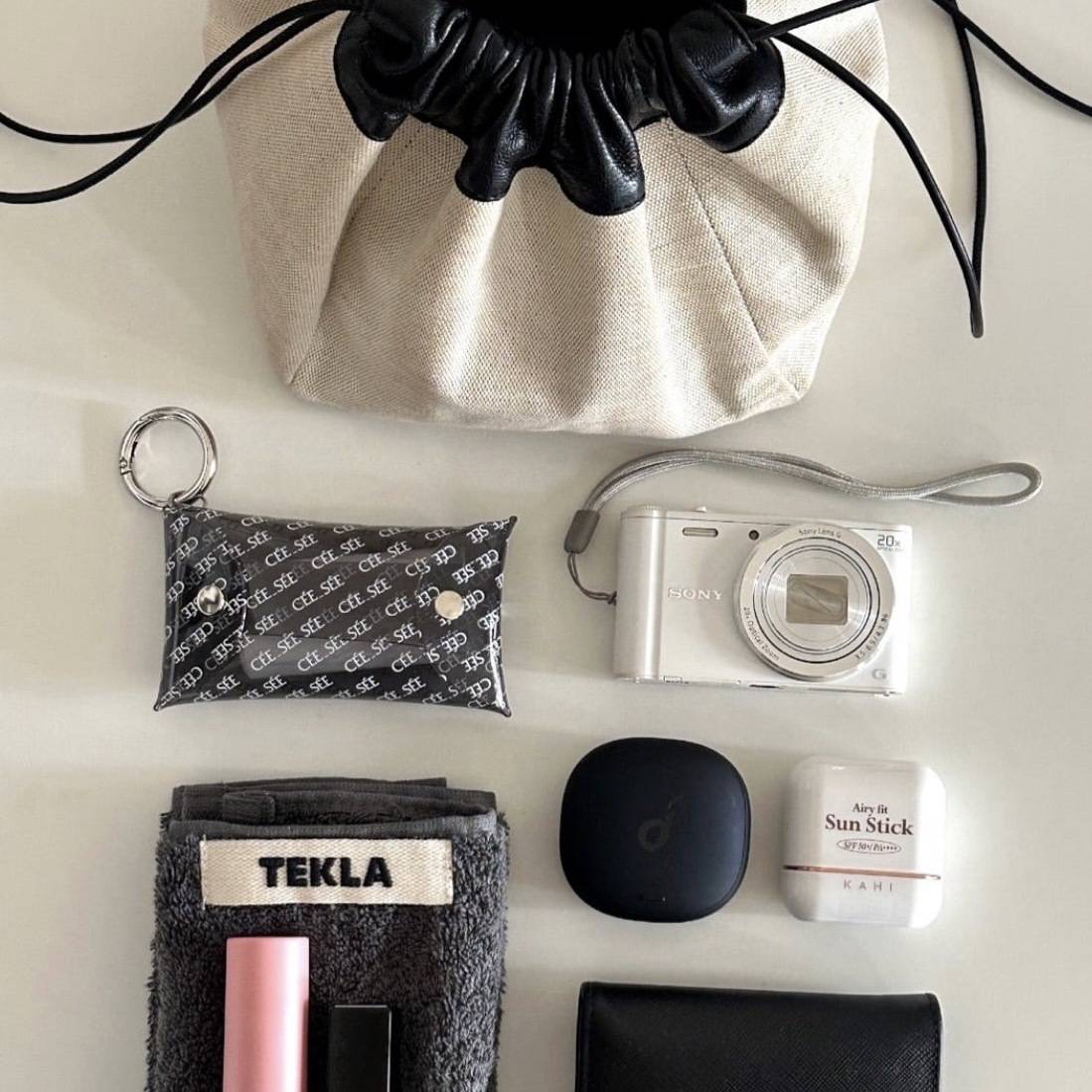 JIL SANDER ドローストリングバッグ