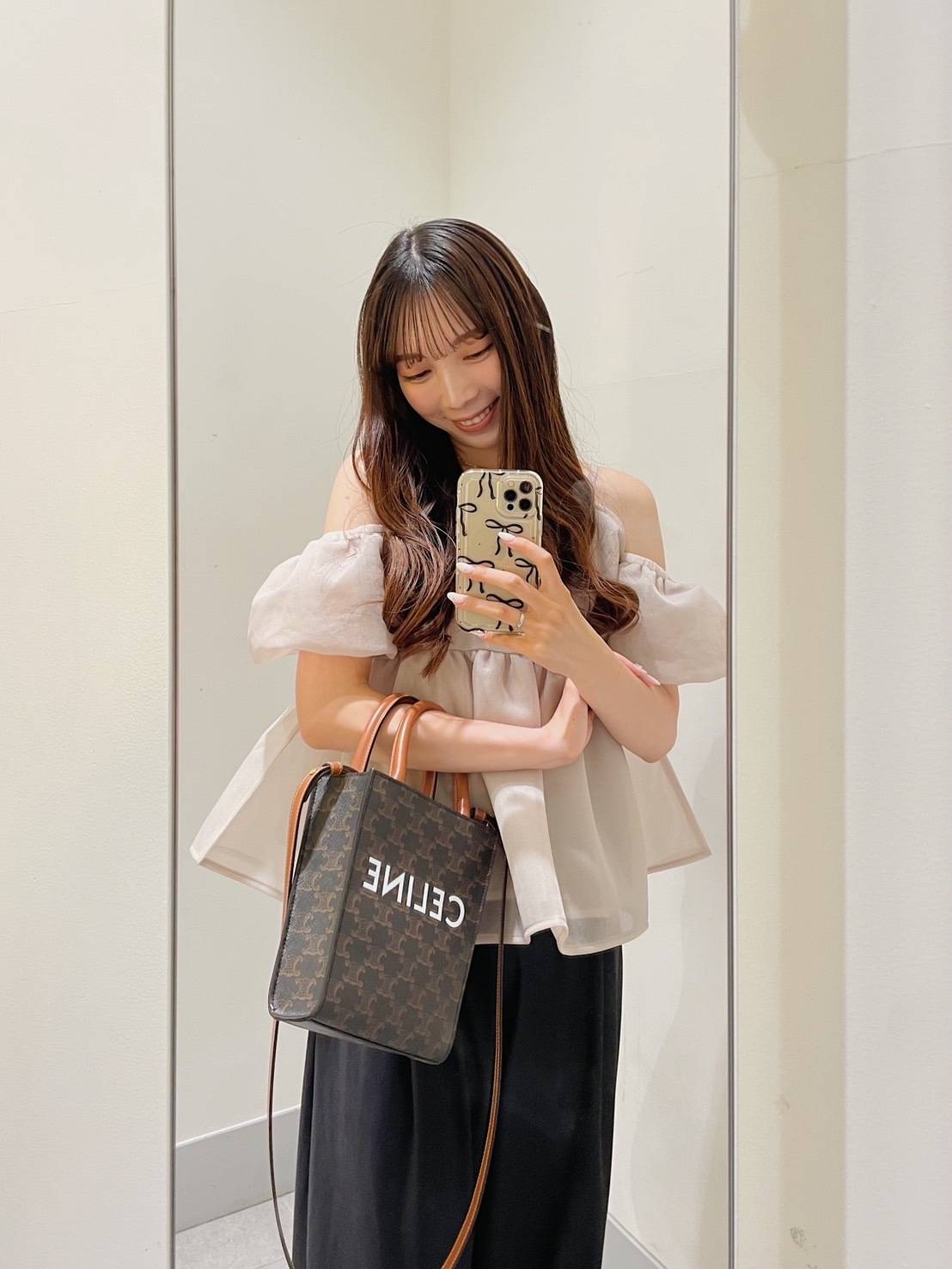 神戸レタス『2wayシアーダンボールビスチェ』着画