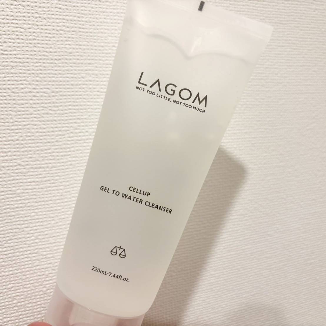 ラゴムの「ジェルトゥウォータークレンザー」