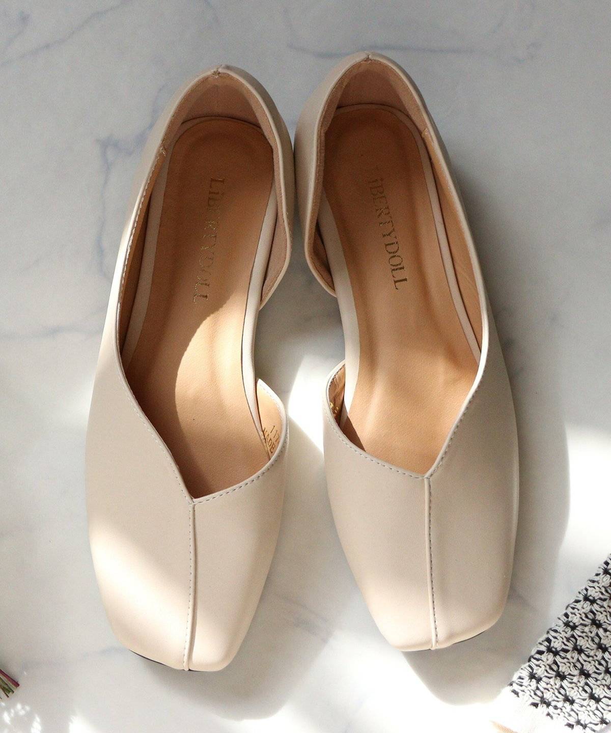 SFW(サンエーフットウェアー) 1cmヒール ワンピース オフィスカジュアル サイドカットパンプス