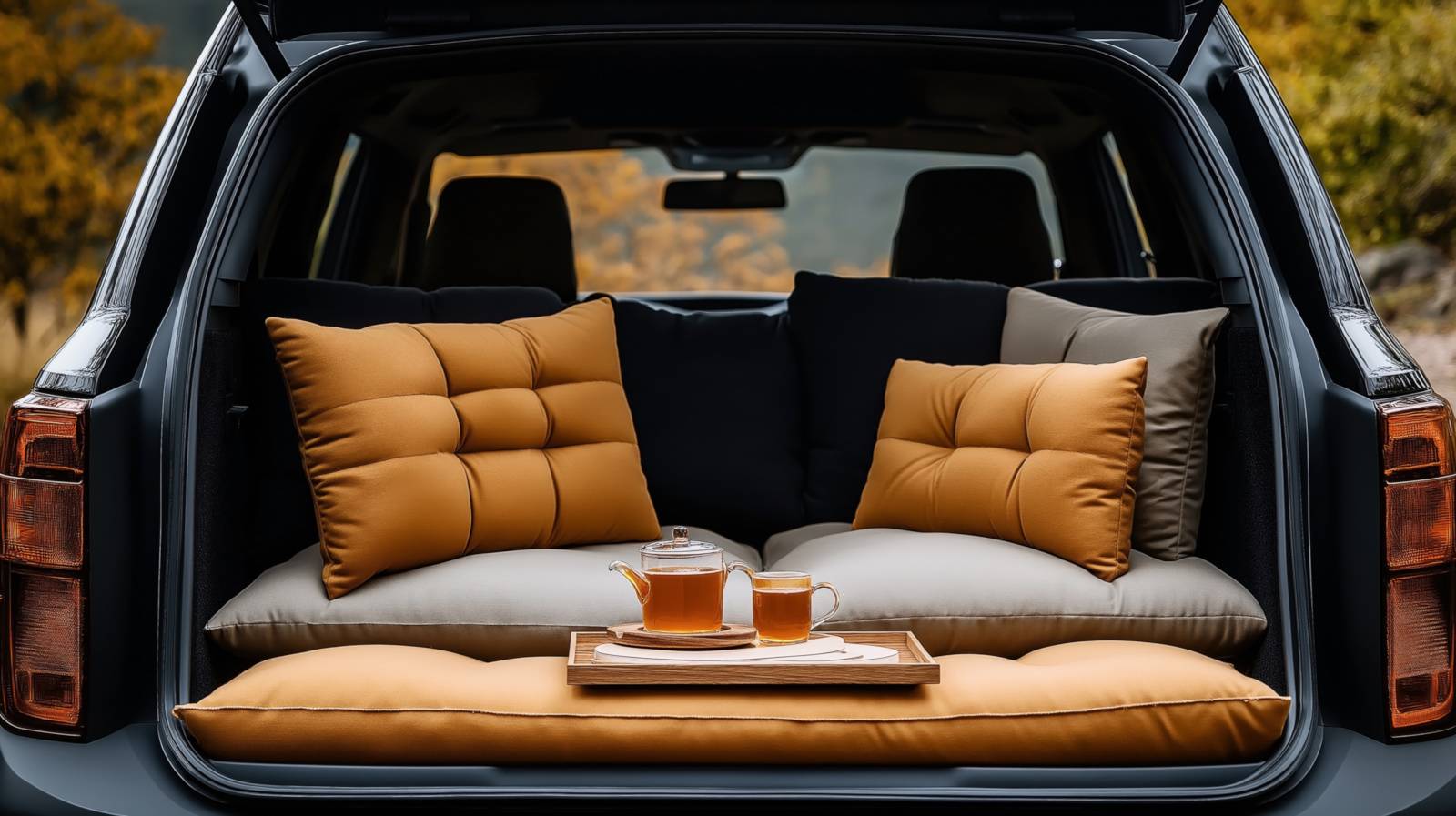 車　魔除け　クッション