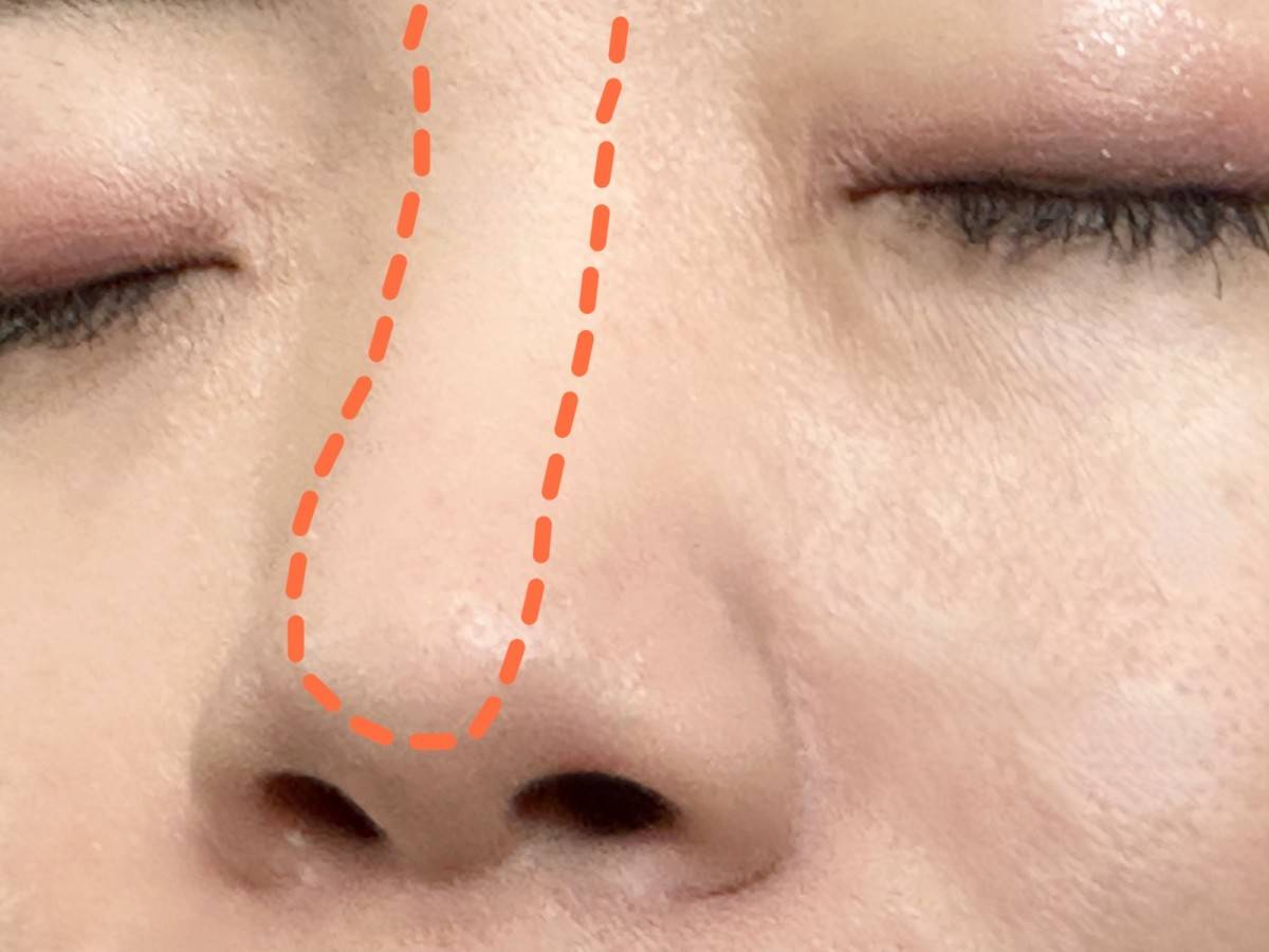 muice　スポットメンテパウダー　使い方③ハイライトとして