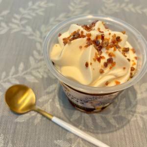 ミニストップの「なめらかプリンパフェみたいなアイス」にハマり中♪