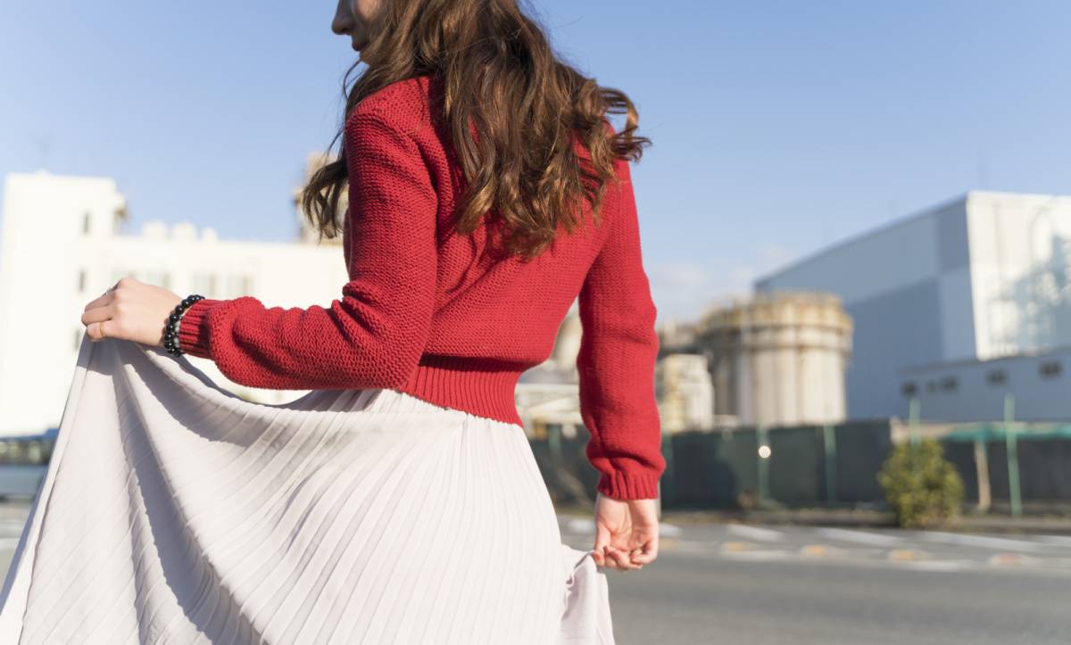 骨格ウェーブの女性