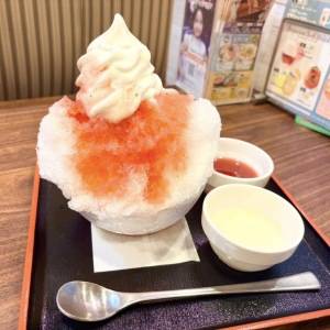 【ジョナサン】のかき氷がスゴかった……！迫力満点のボリュームに大満足♪