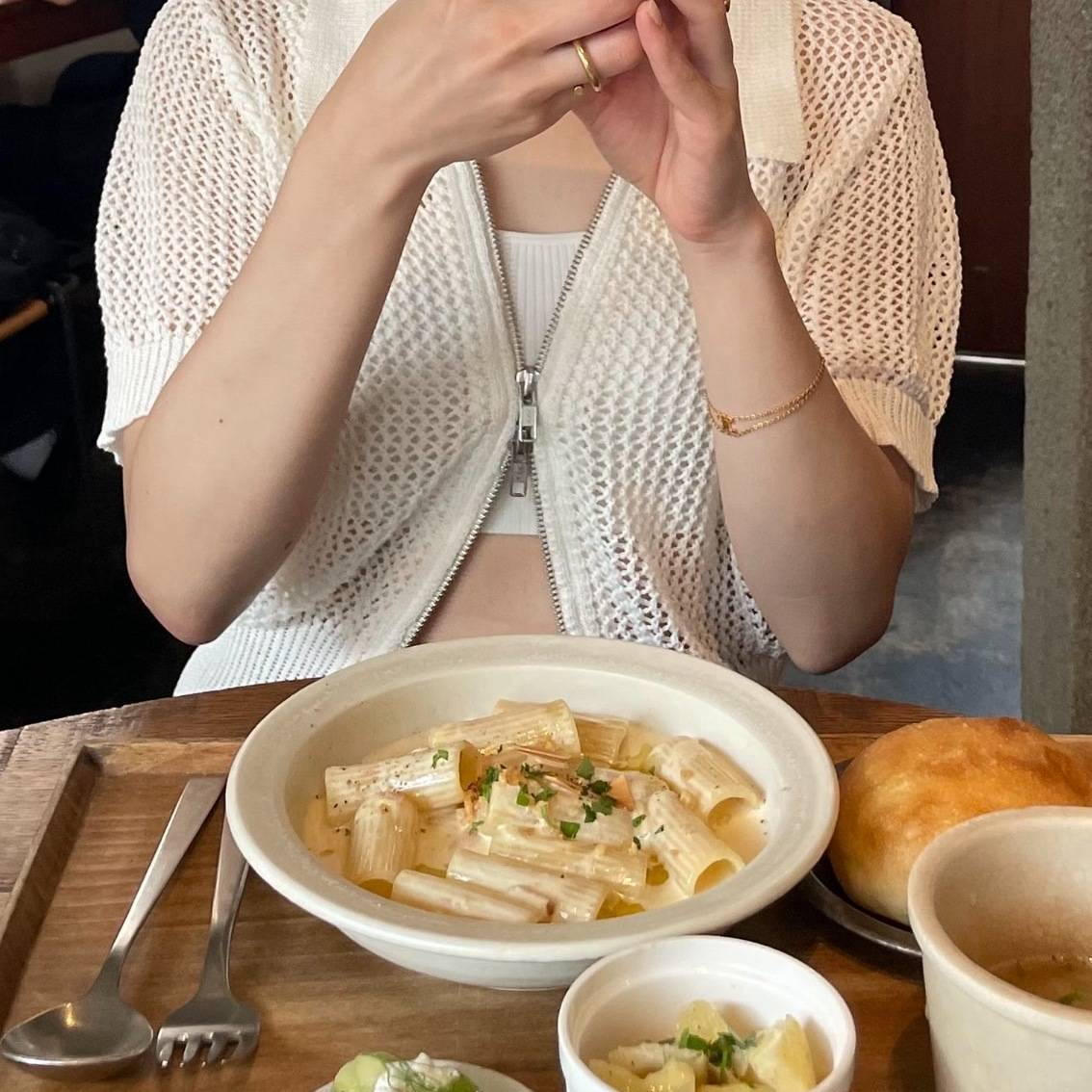 SANのポルチーニとゴルゴンゾーラのリガトーニ