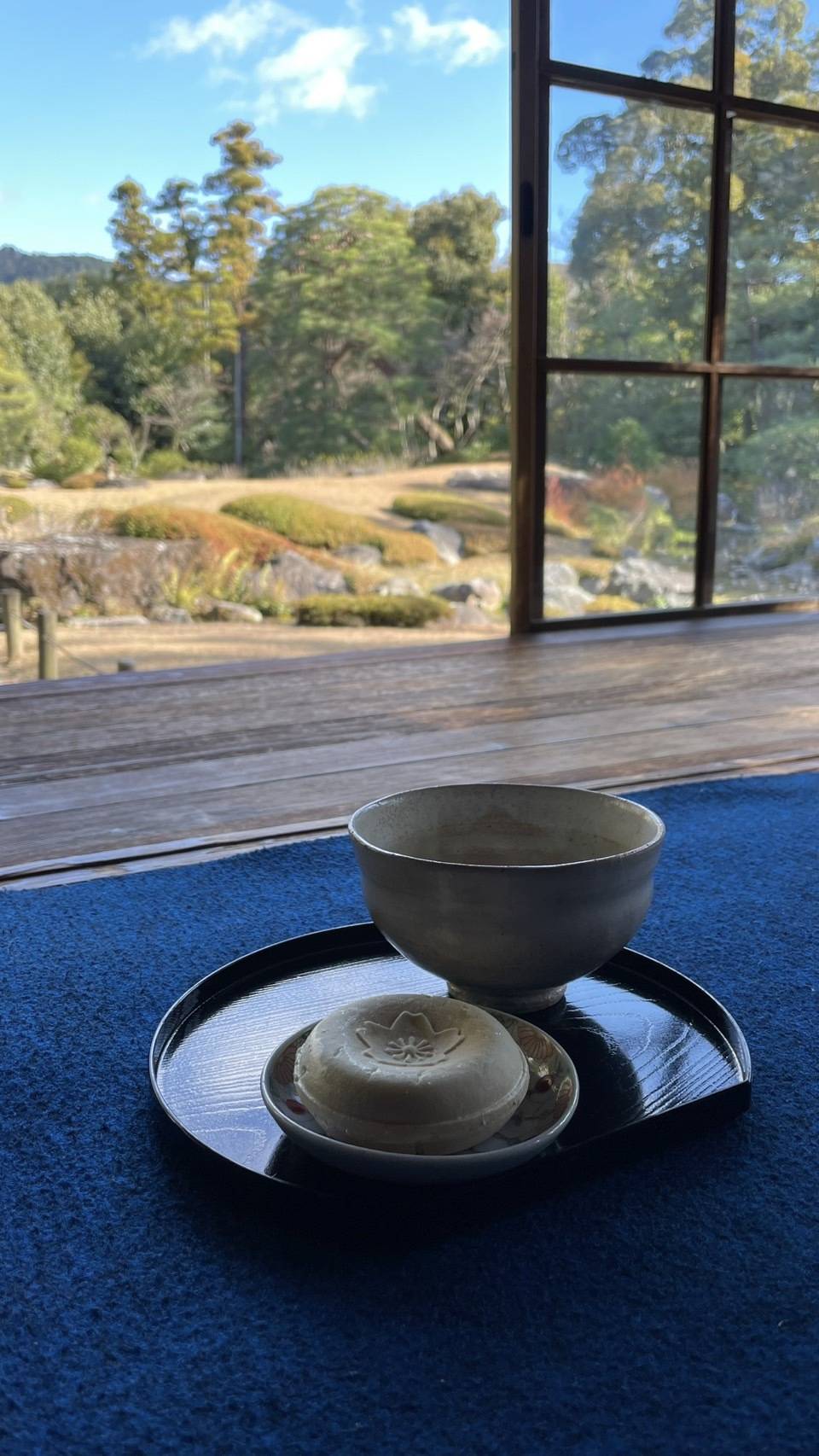 福寿園のお抹茶と最中アイス