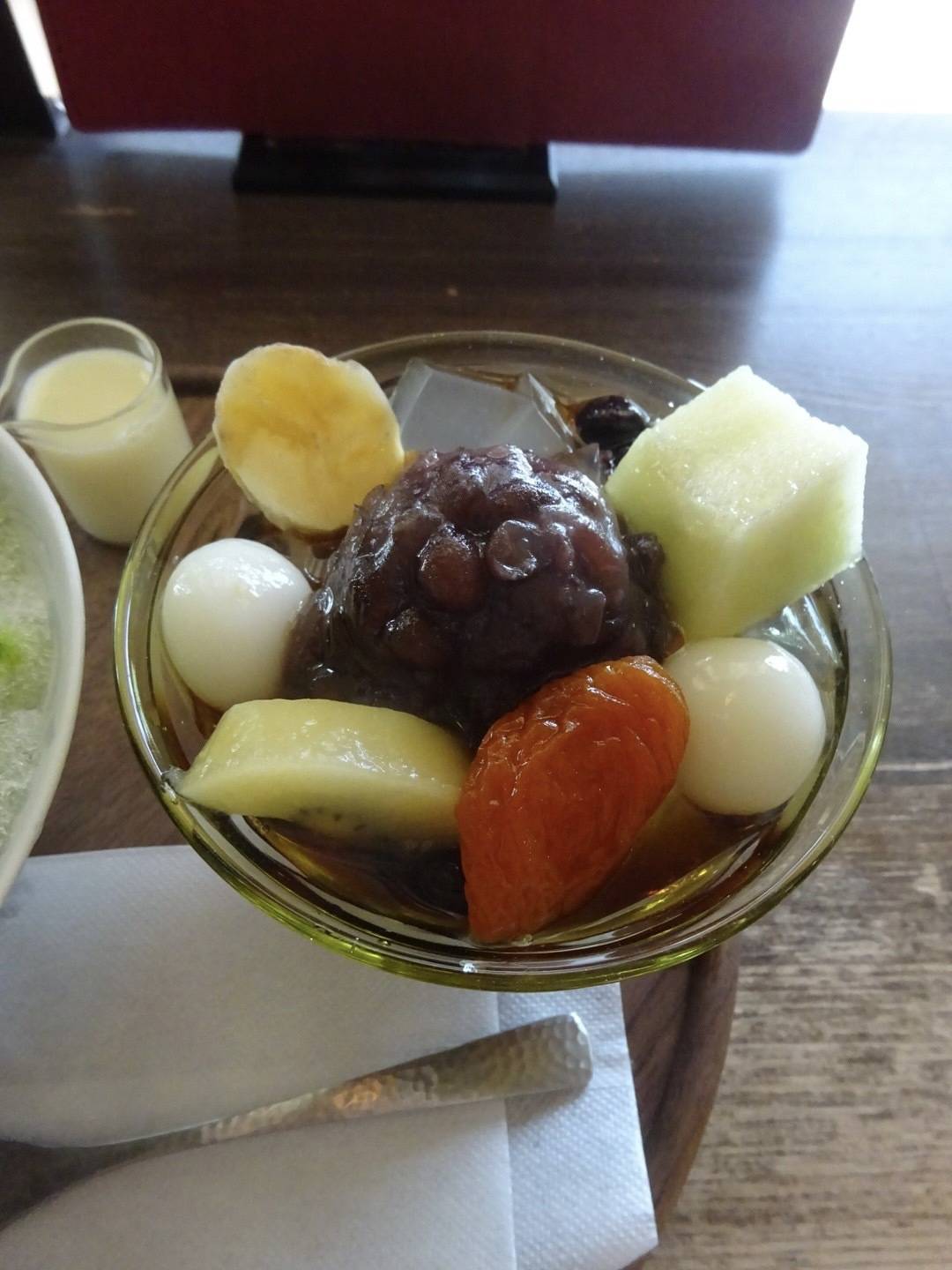 よしの舍のあんみつ