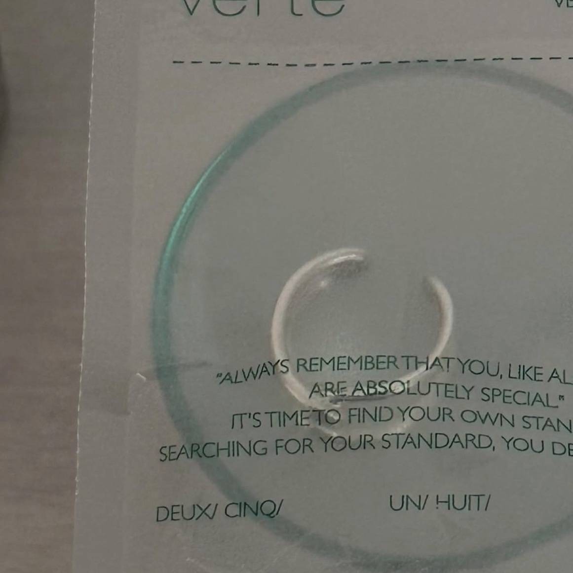 VERTEのシルバーリング