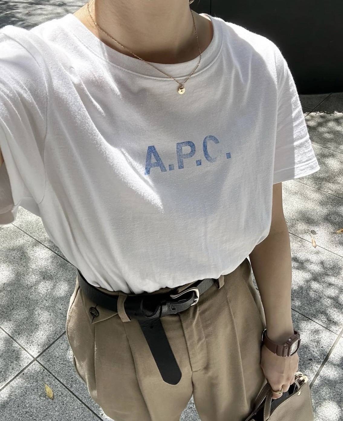 A.P.C.のホワイトTシャツ