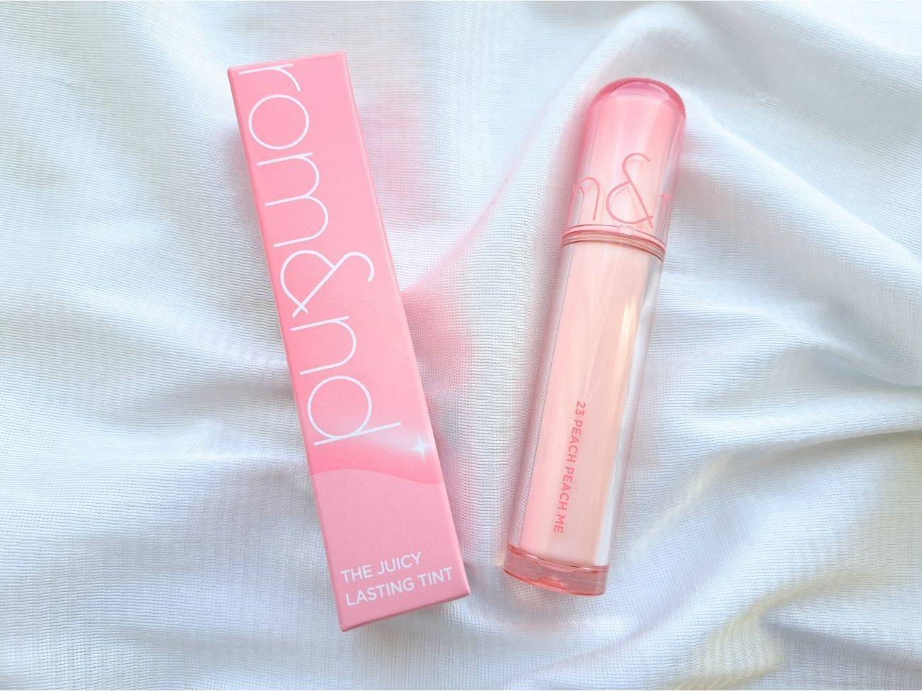 rom&nd ザ ジューシーラスティングティント 23 ピーチピーチミー