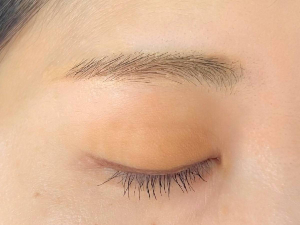 K-Palette ニュアンスパウダーアイブロウ+ 01の仕上がりイメージ