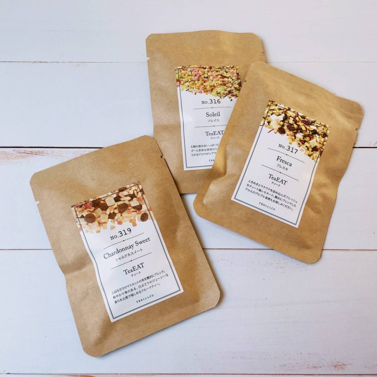 ティートリコの食べられるお茶「ティート」