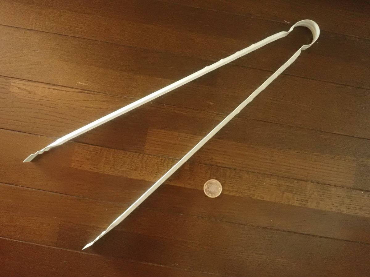 ダイソーの万能火バサミトング