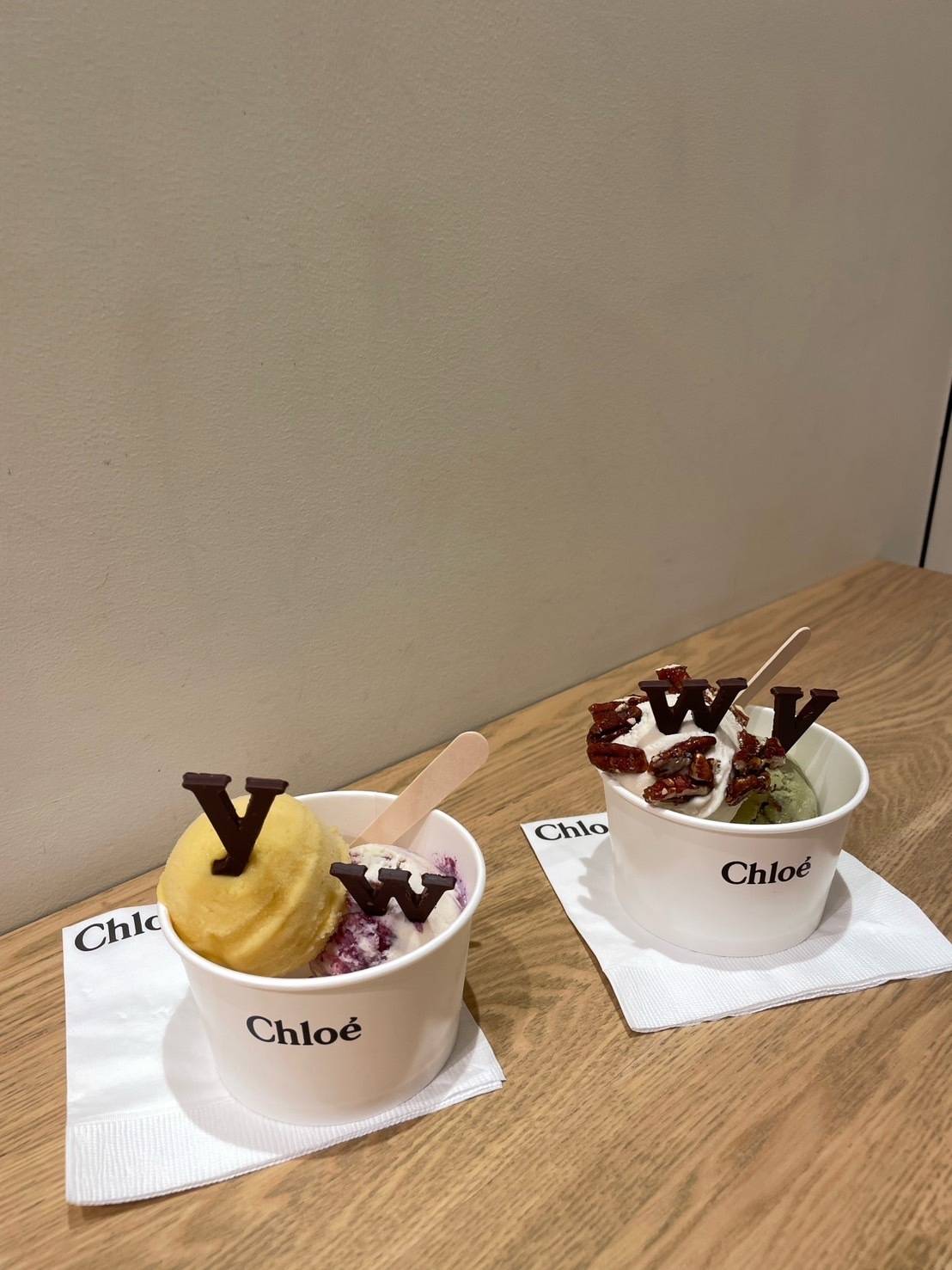 Chloé Le Glacierのジェラート