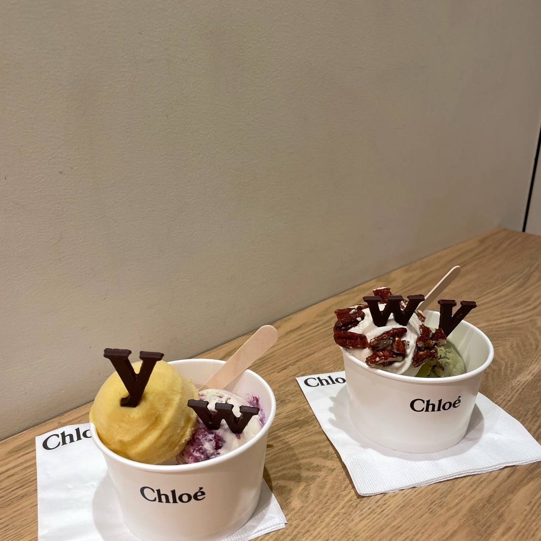 Chloé Le Glacierのジェラート