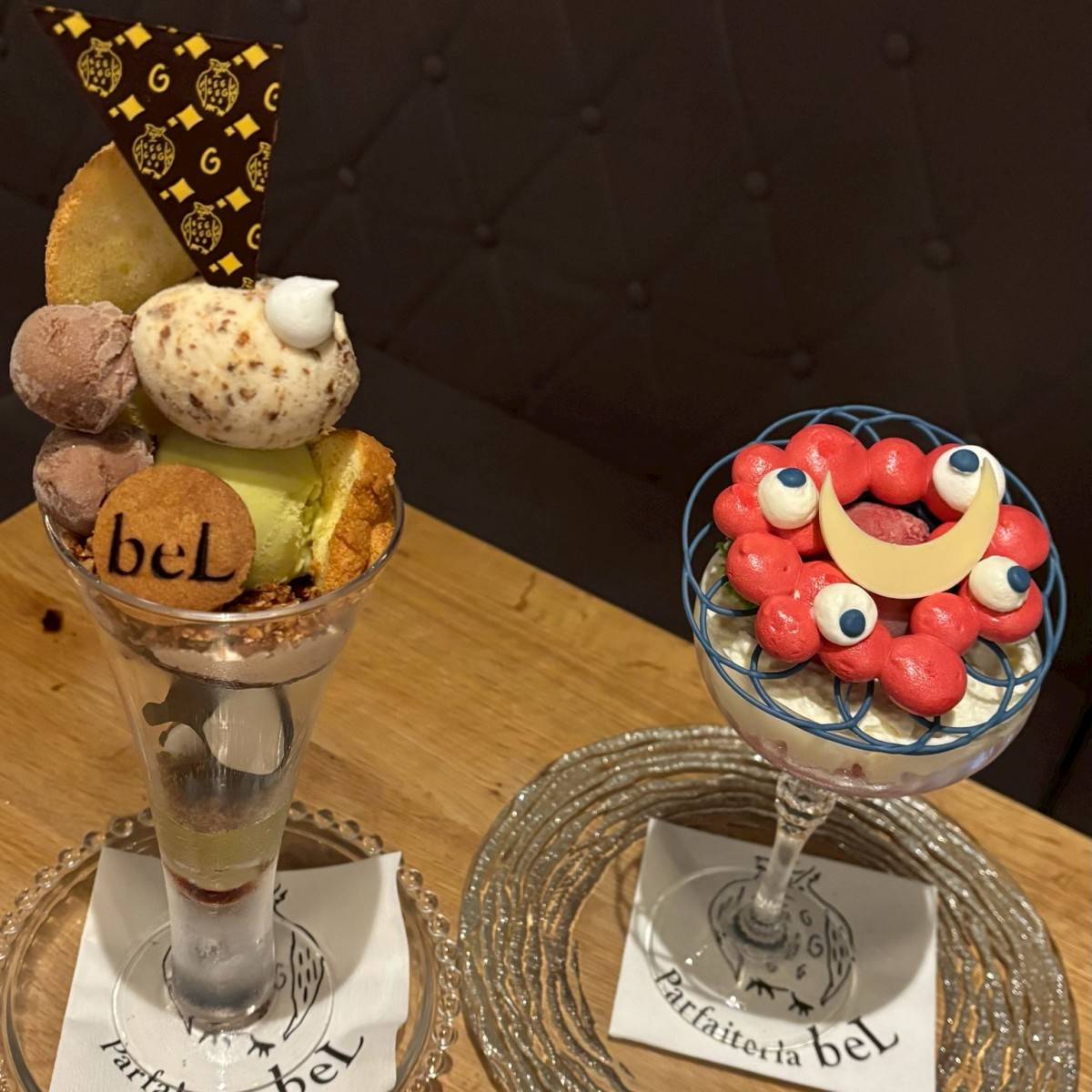 Parfaiteria beLの「ピスタチオとプラリネ」と「大阪ばくばく」