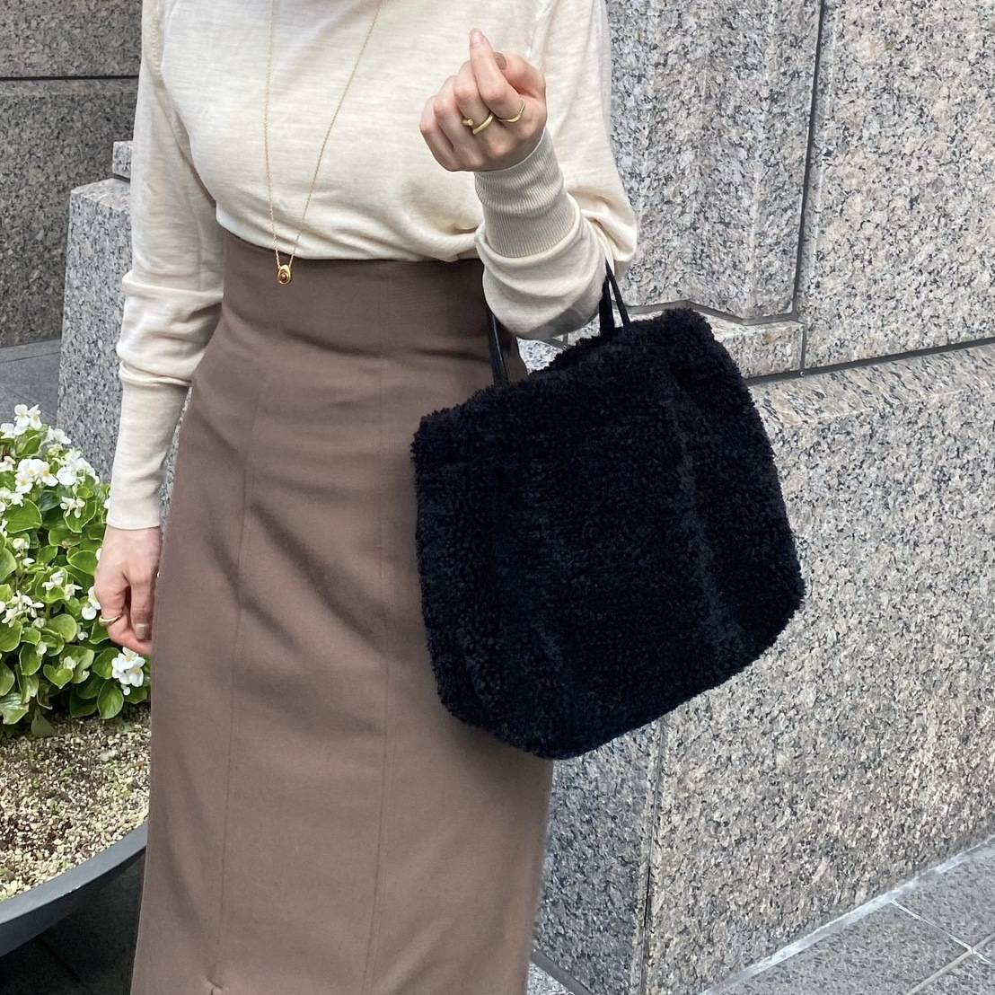 ファーバッグ(黒)