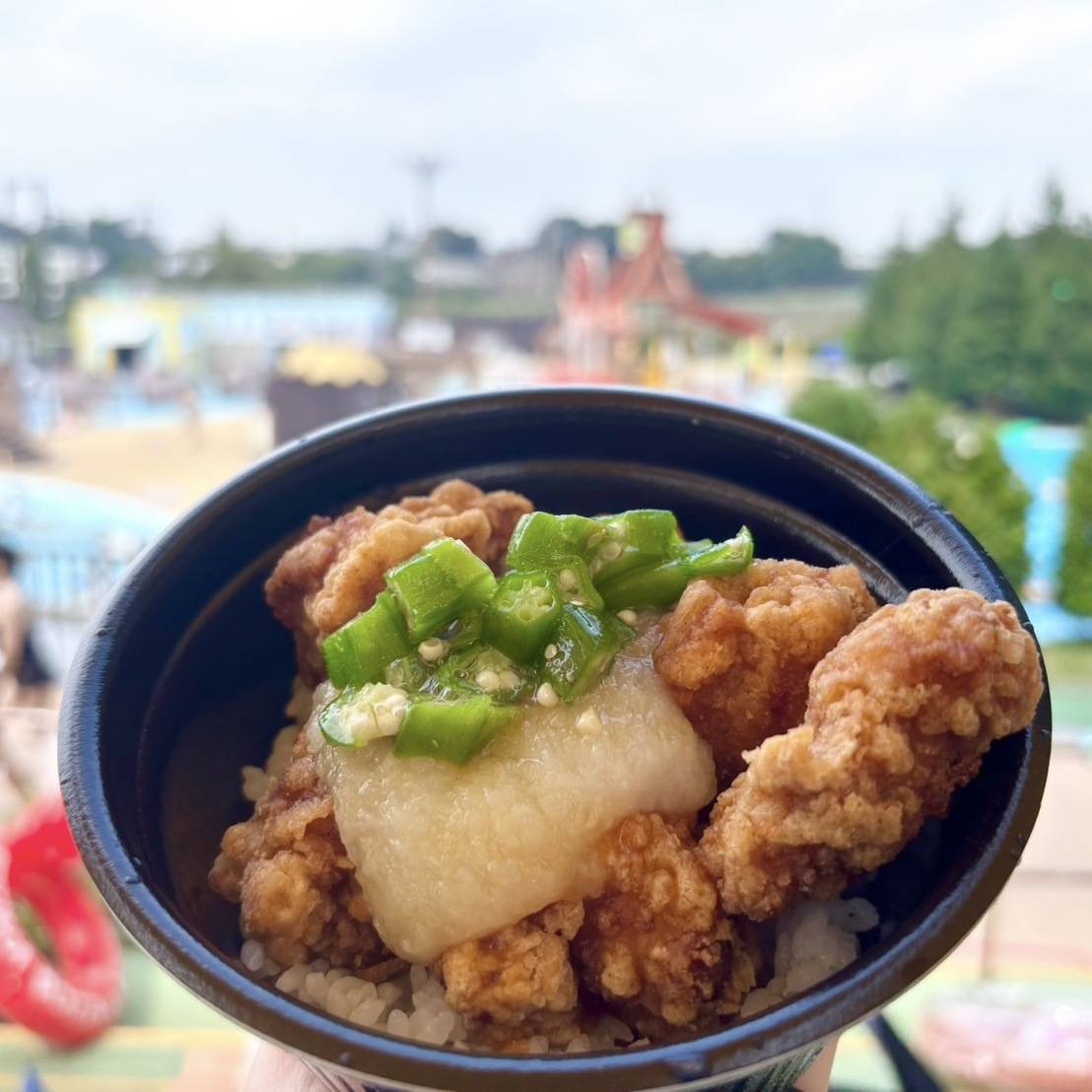 すだちおろしから揚げ丼