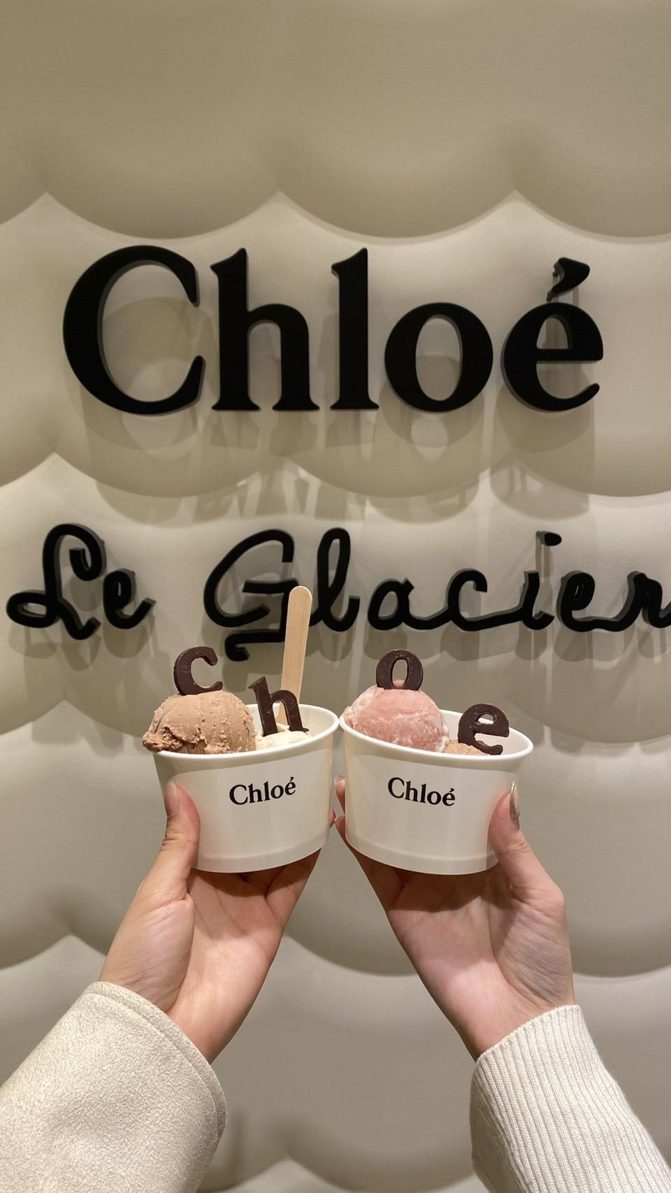 クロエ・ル・グラシエのアイスクリーム