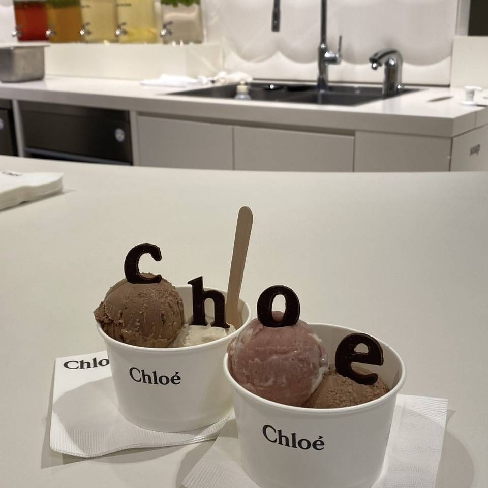 クロエ・ル・グランシエのアイスクリーム