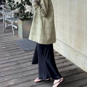 羽織るだけで旬顔満載に♡今っぽさ全開の「グリーンチェックジャケット」コーデ