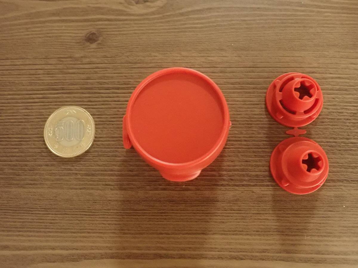 ダイソーのワンタッチ中華チューブキャップ