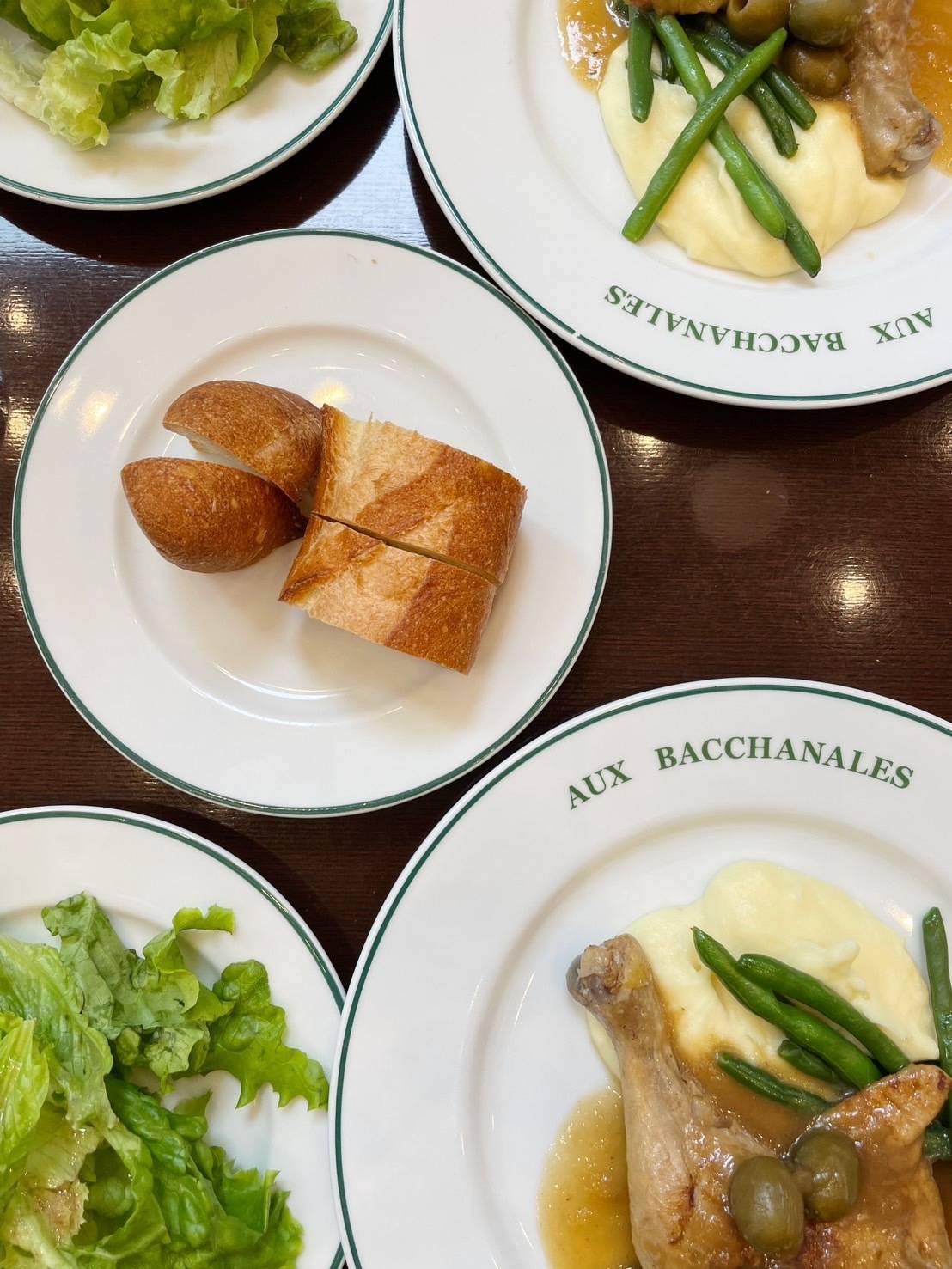 AUX BACCHANALESのランチ