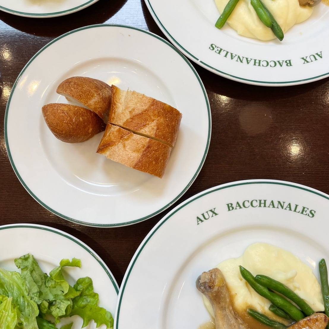 AUX BACCHANALESのランチ
