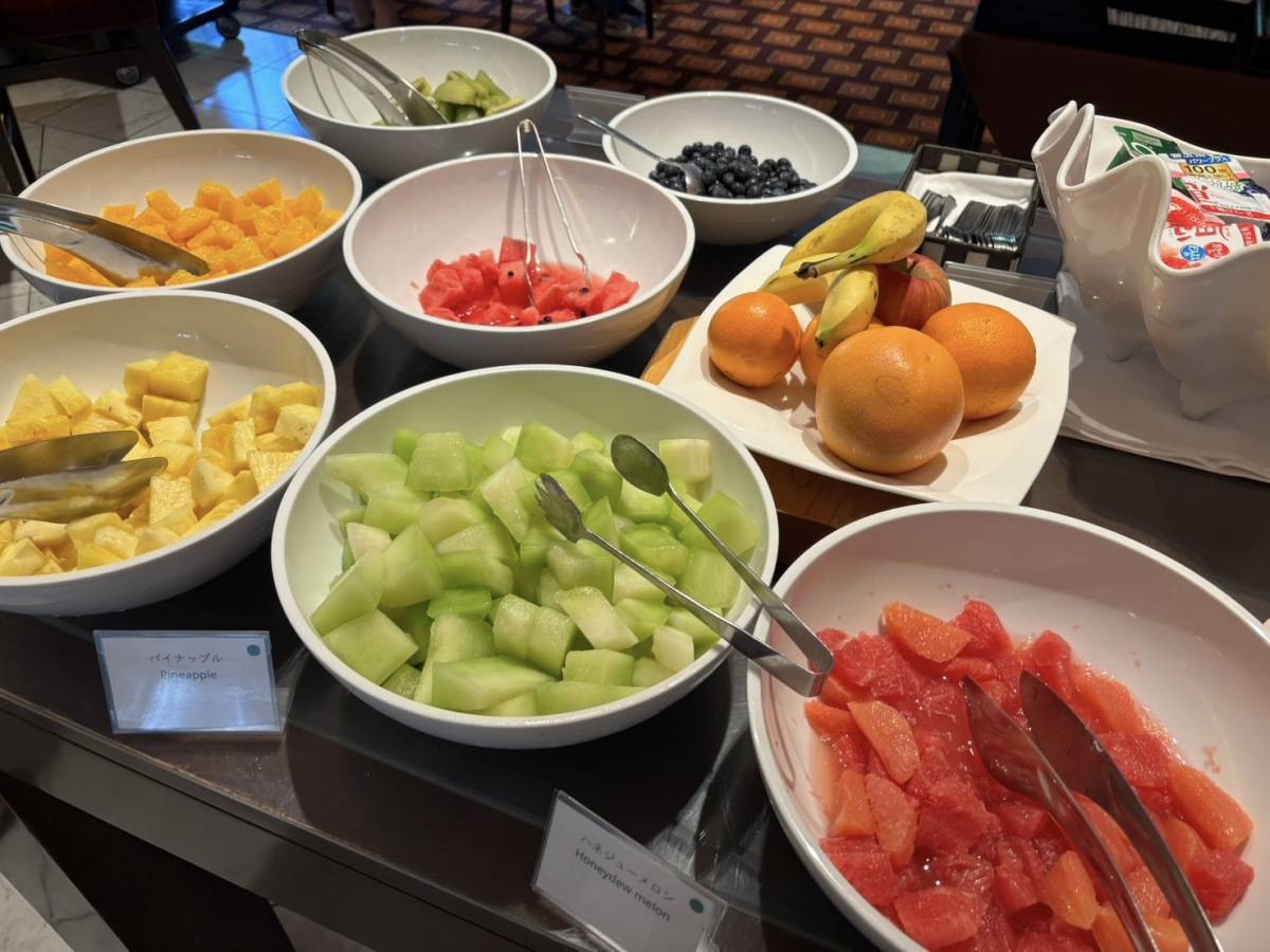 シェラトン都ホテルの朝食ブッフェ