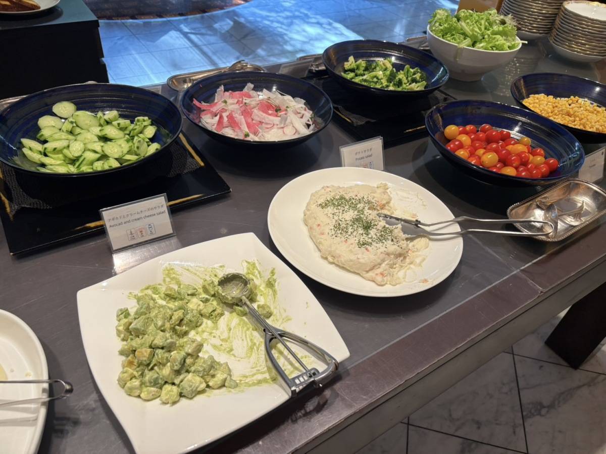 シェラトン都ホテルの朝食ブッフェ