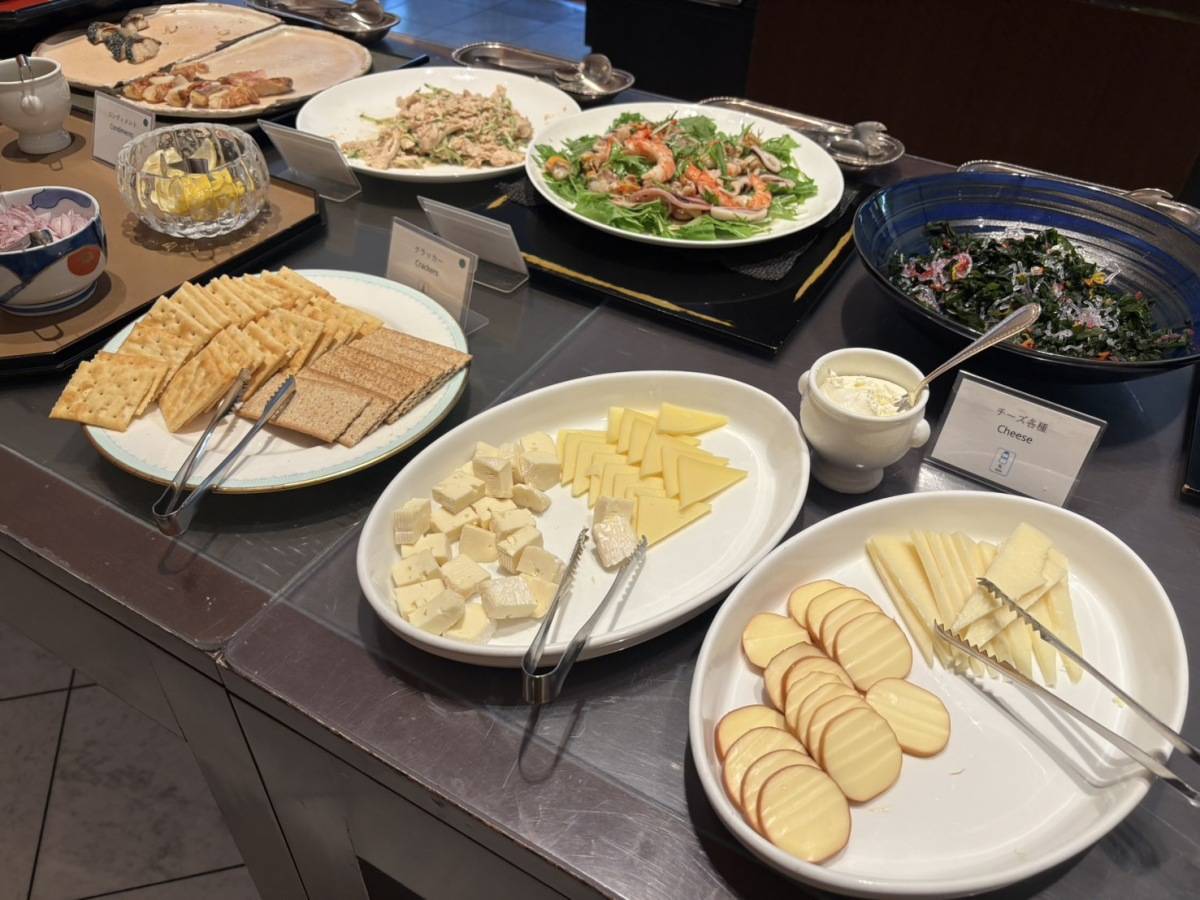 シェラトン都ホテルの朝食ブッフェ