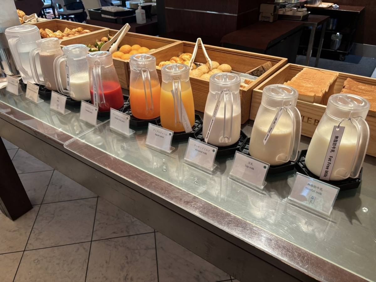 シェラトン都ホテルの朝食ブッフェ