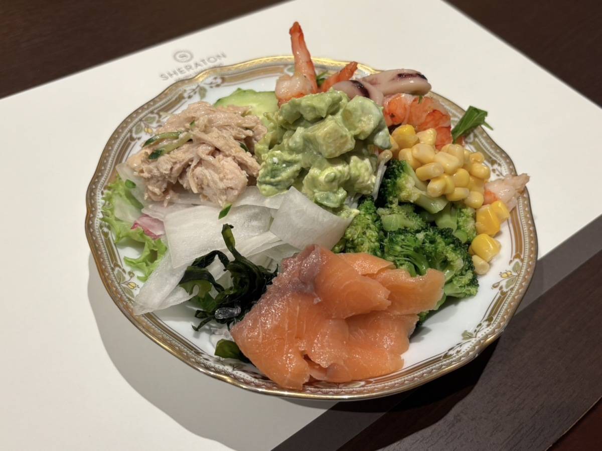 シェラトン都ホテルの朝食ブッフェ