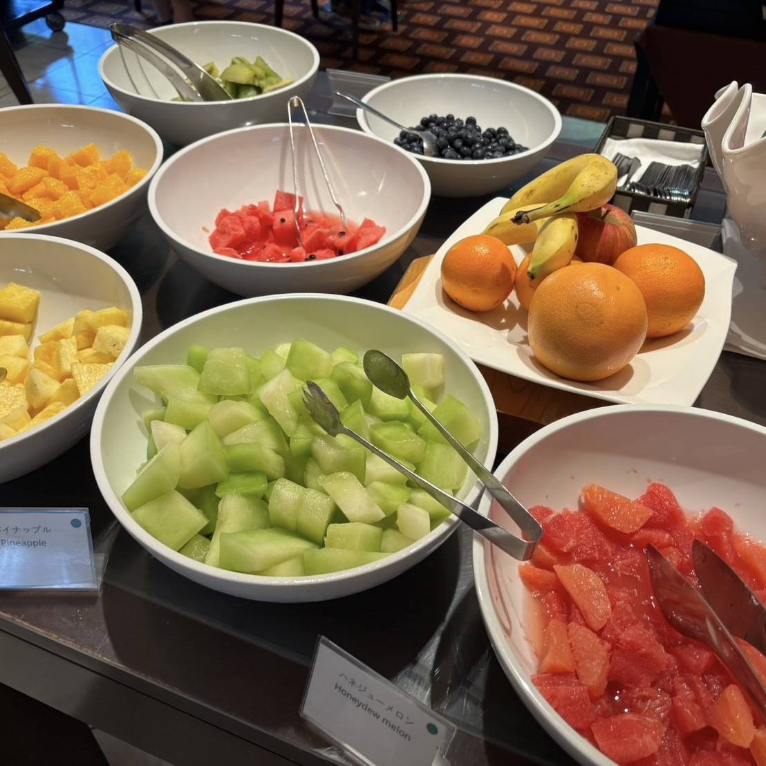シェラトン都ホテルの朝食ブッフェ