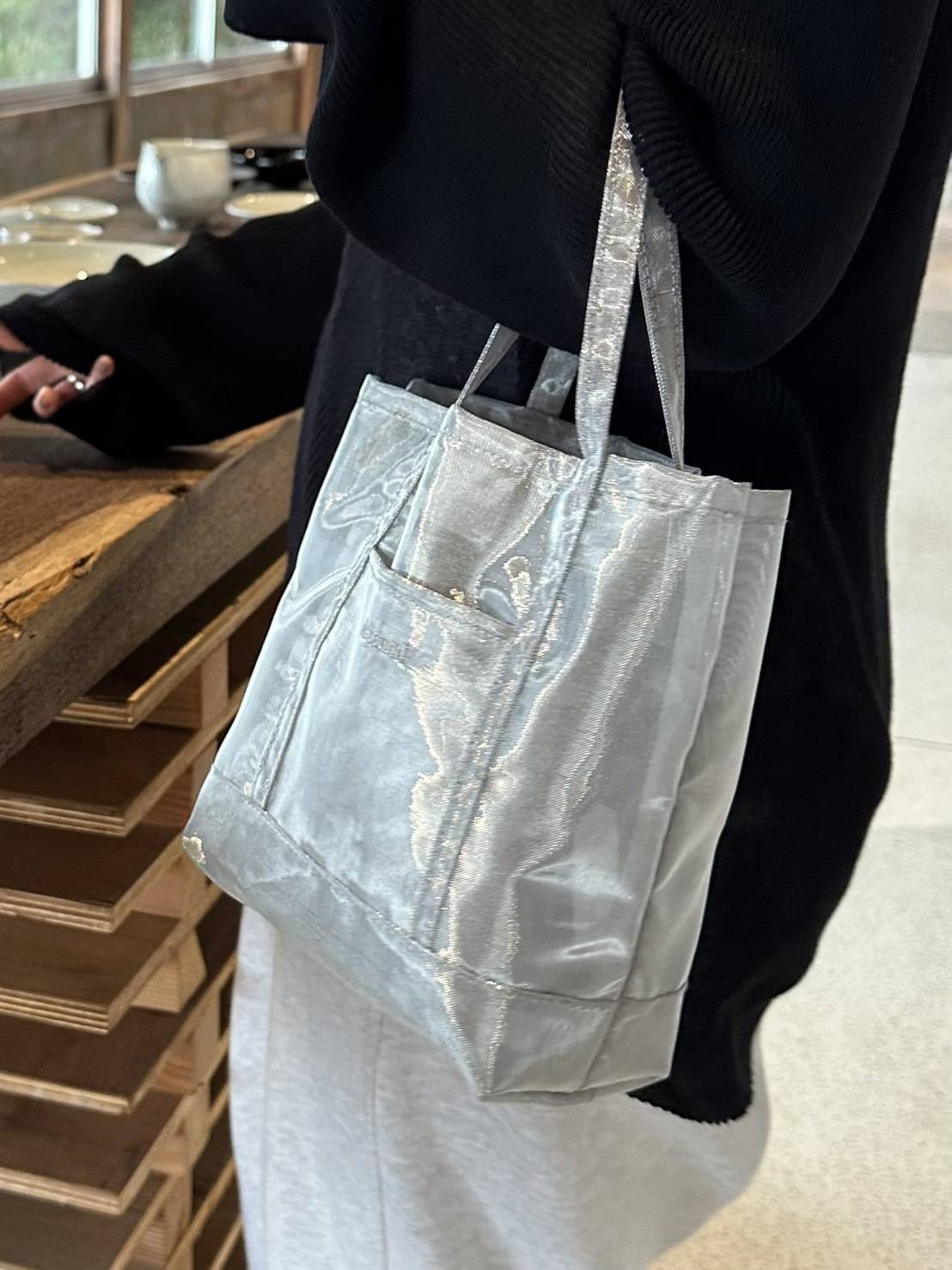 「Organza Mini トートバッグ」コーデ