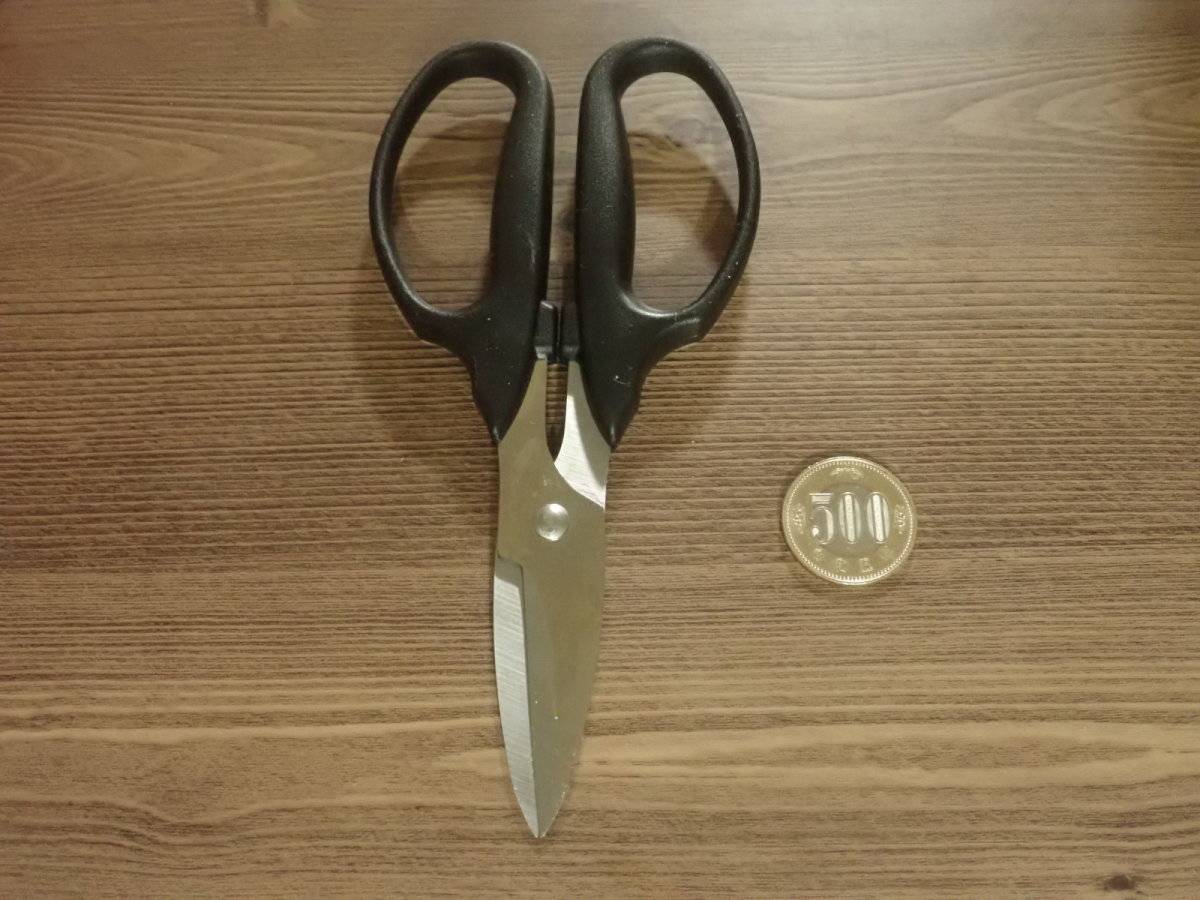 ダイソーのガーデンはさみ(幅広刃)