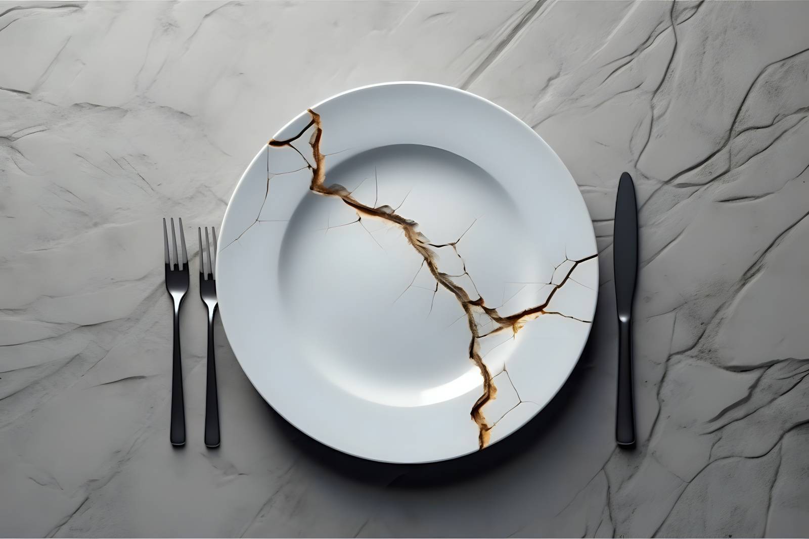 ダイニング　財運　下がる　割れた食器