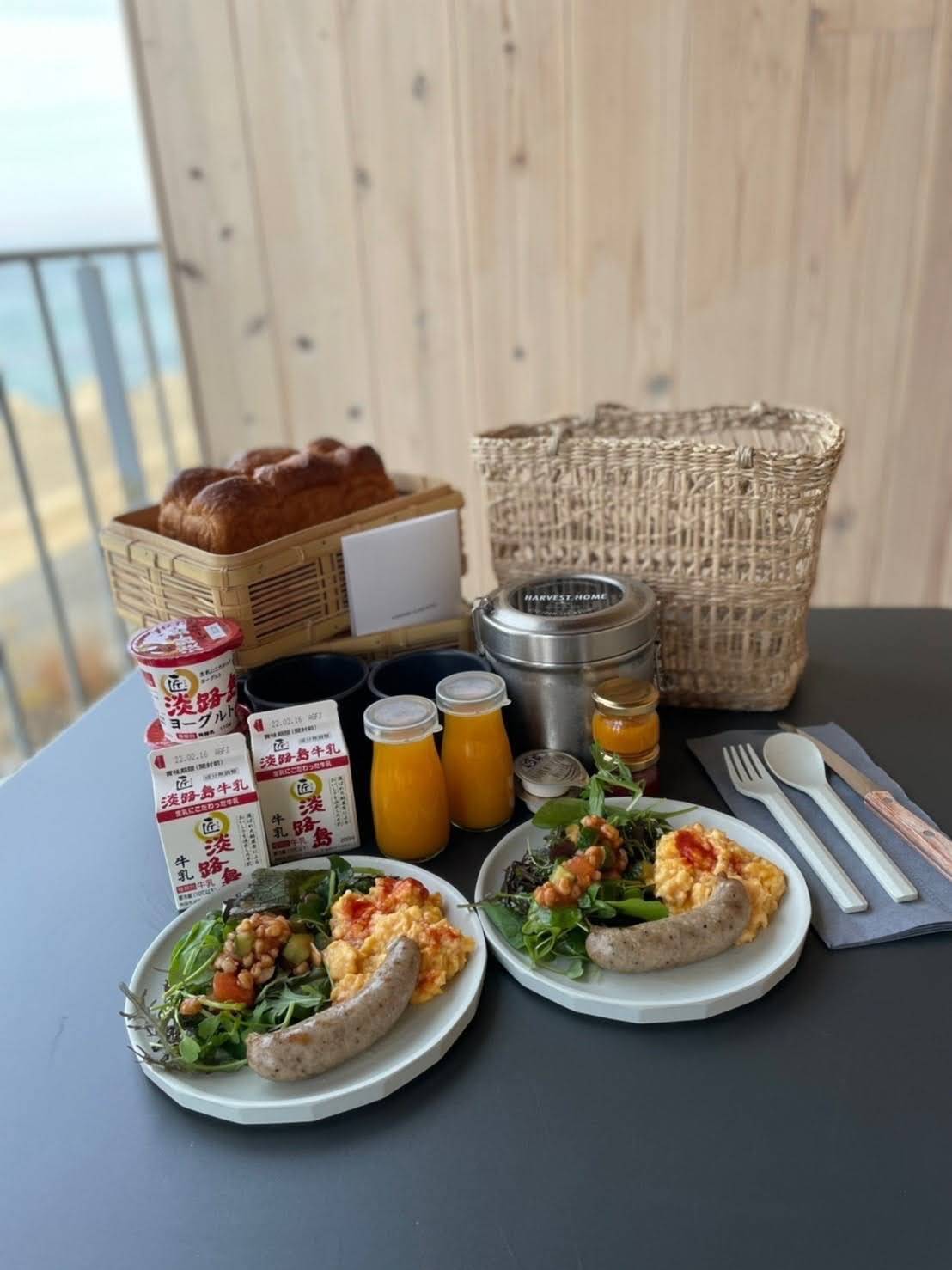 カモメスローホテルの朝食