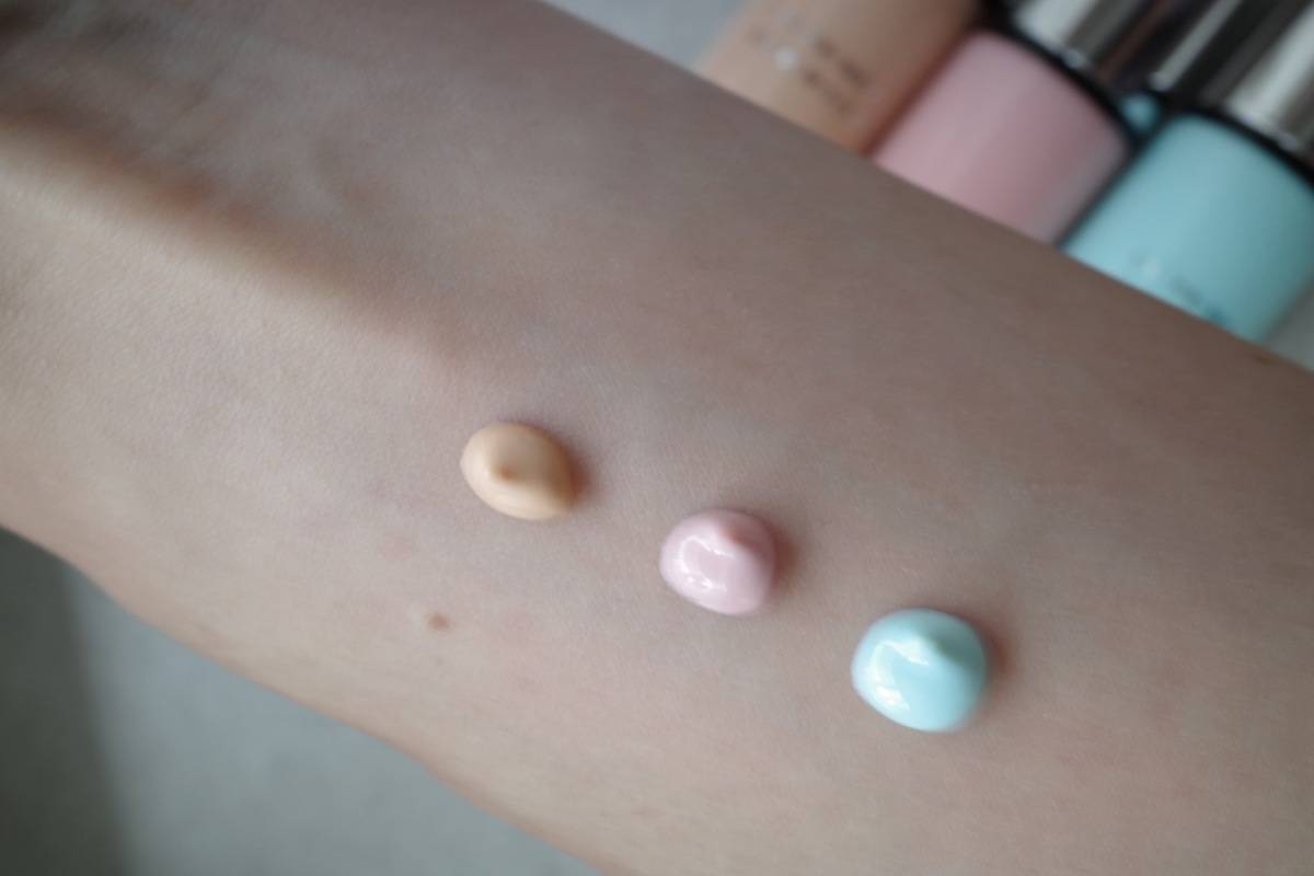 ＆be UV プライマーリッチモイスト色比較