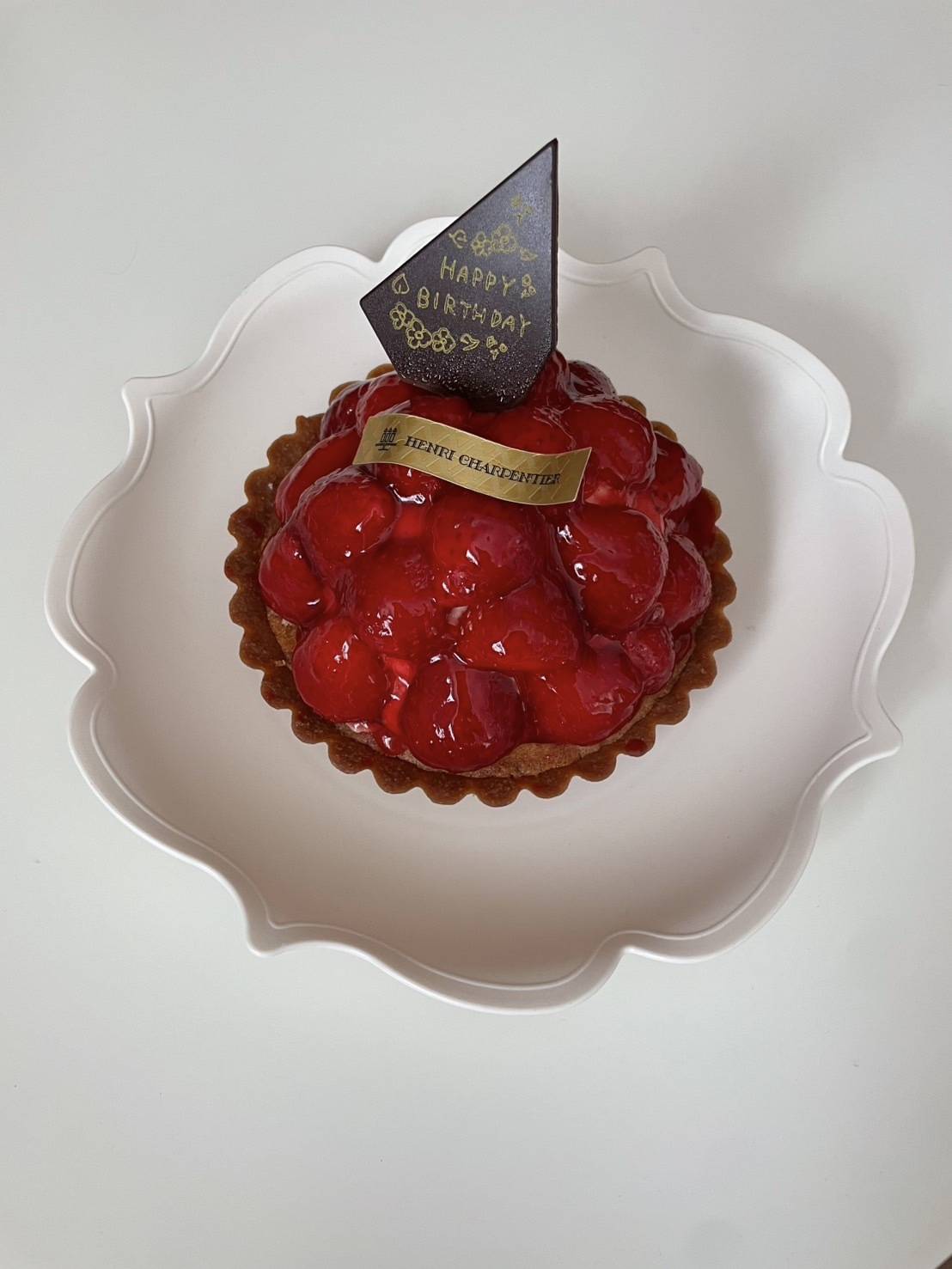 アンリシャルパンティエの苺タルト