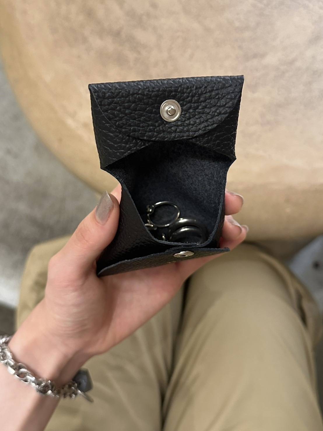 イニシャル刻印できるオーダーコインケース