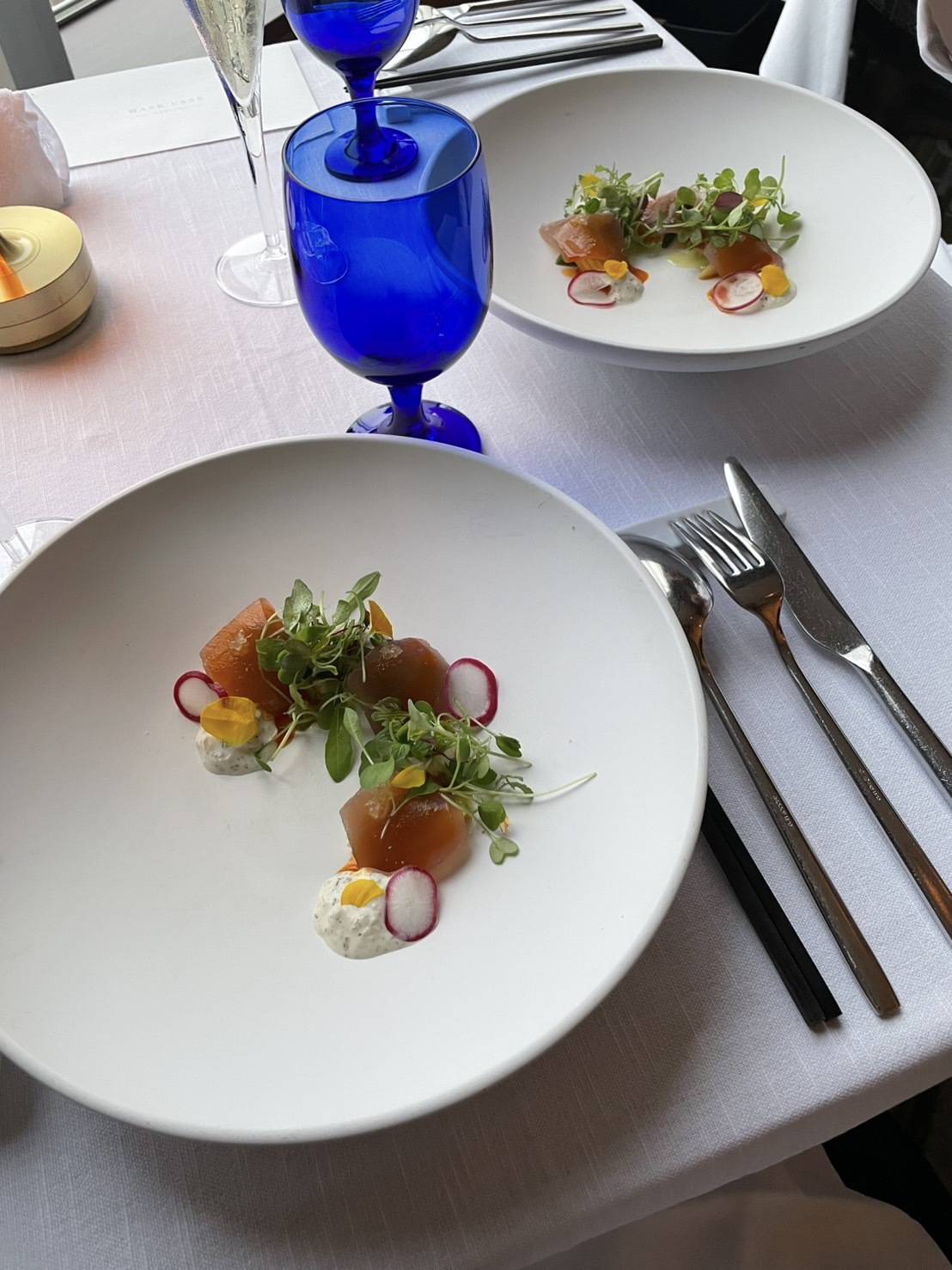 「オリエンタルホテル神戸」のディナー