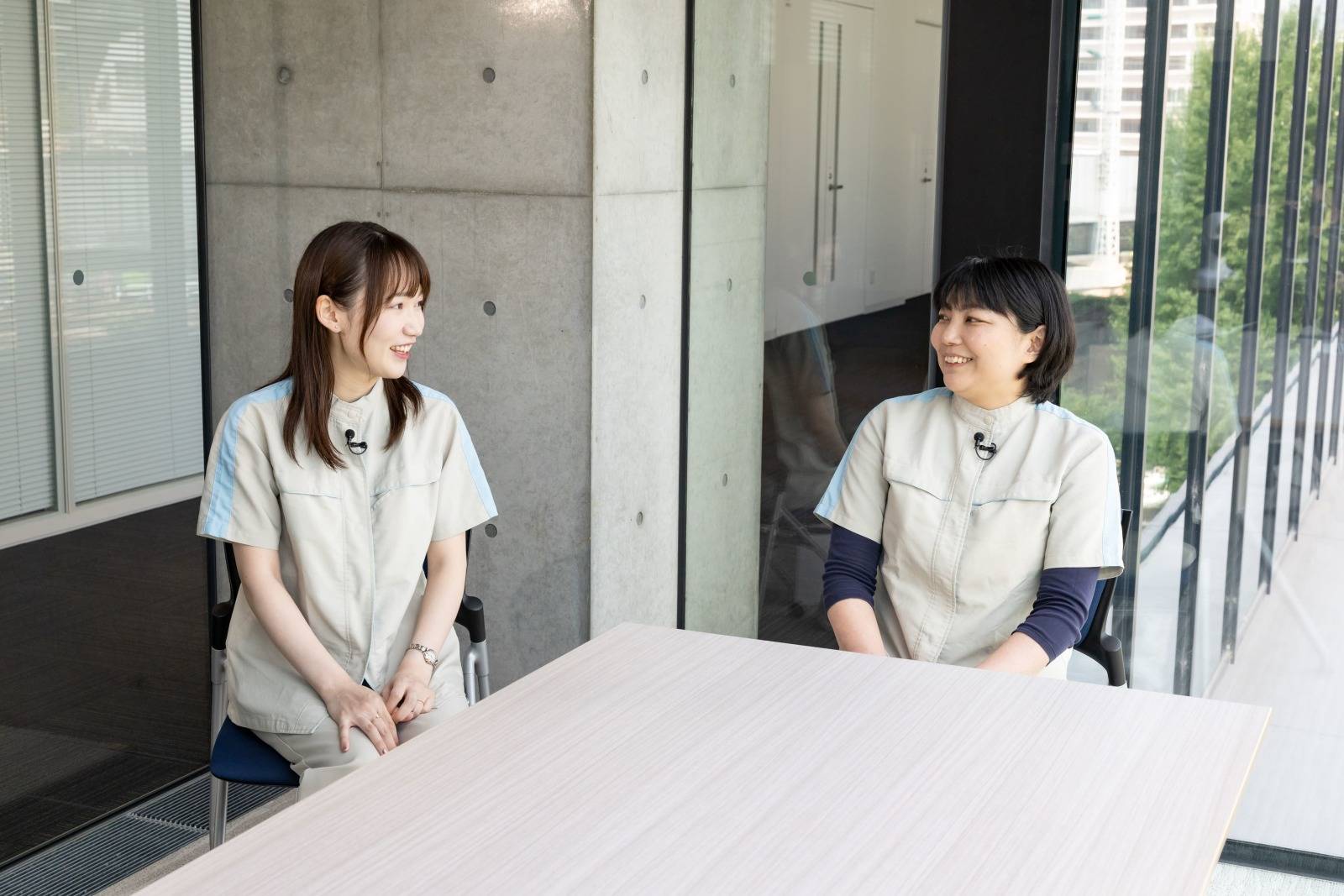 第一三共ヘルスケア担当者の対談風景