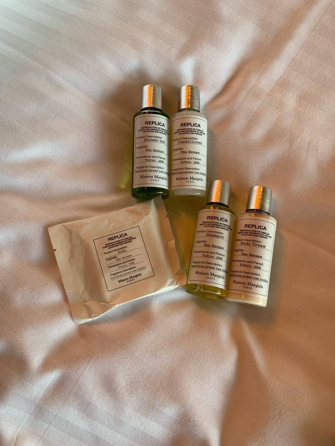 メゾン マルジェラ フレグランス「レプリカ」のバスアメニティ