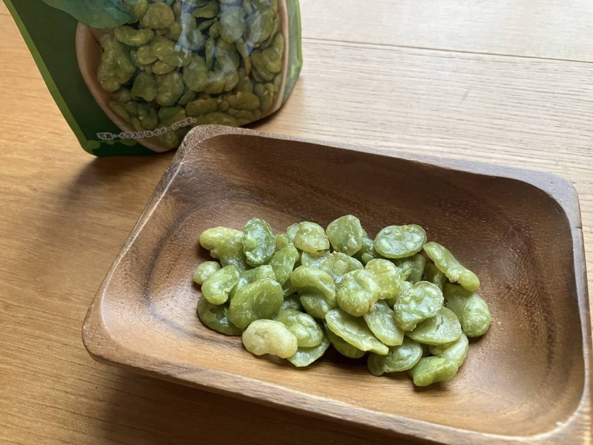 ダイソーの三都屋商事 そら豆スナック マメメ 塩味 30g