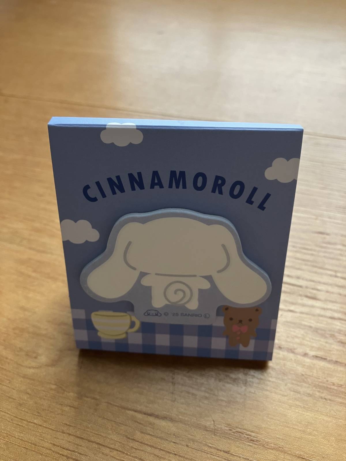 ダイソーの立てて使えるダイカット付箋 シナモン ブルー