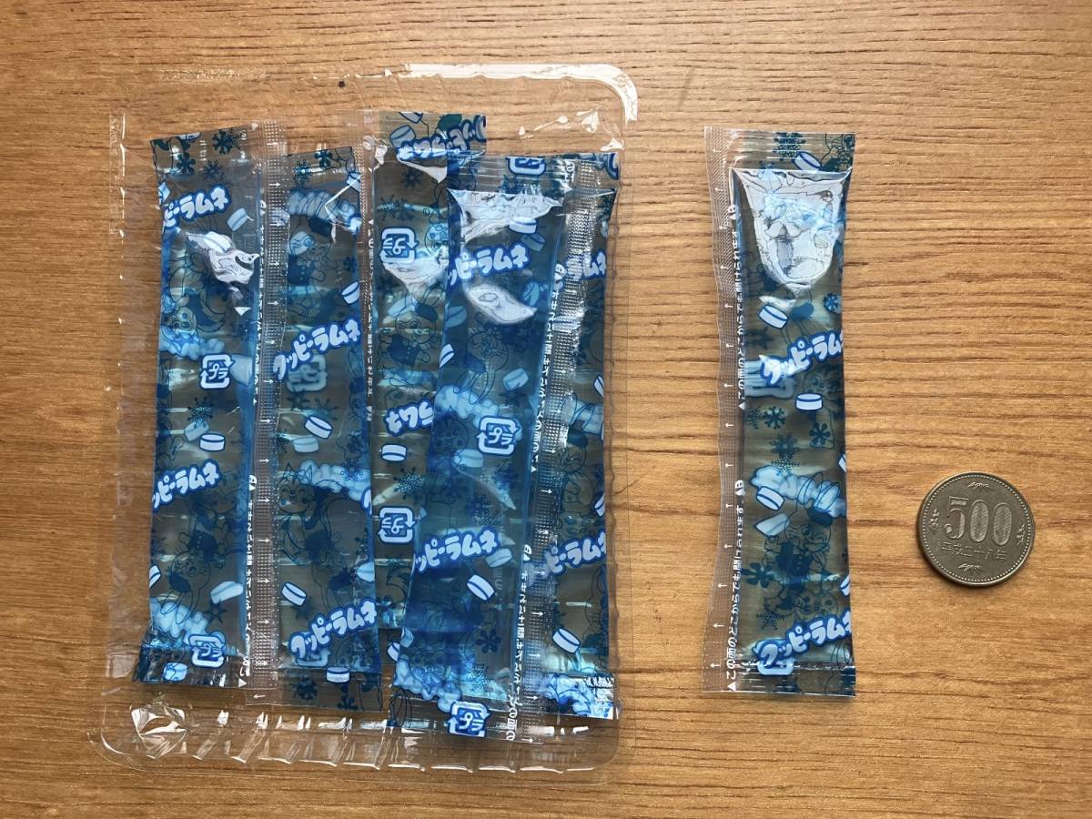 ダイソーのニッコー 凍らせて食べる クッピーラムネスティックシャーベット 6本