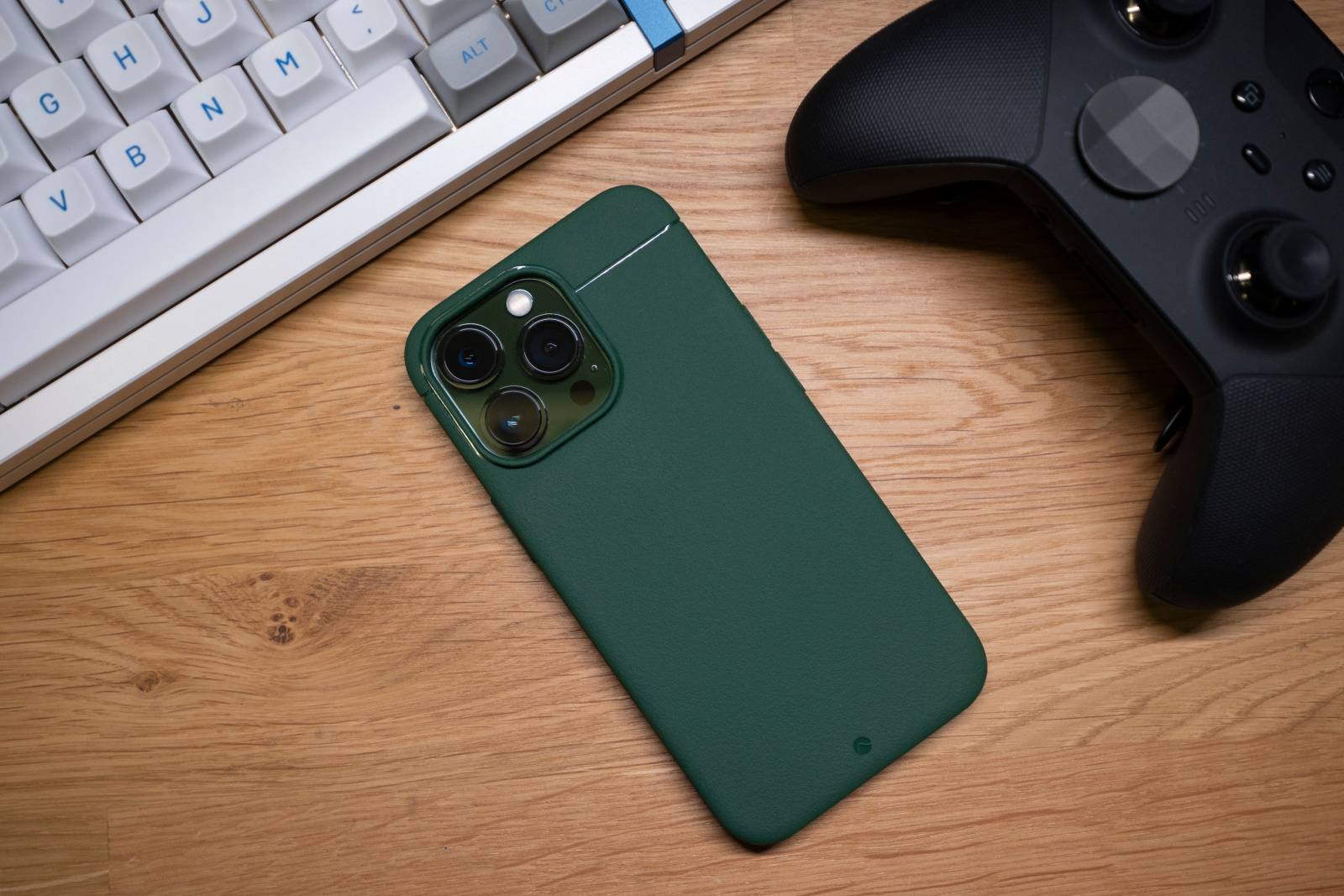 スマホケース　健康運　上がる　緑