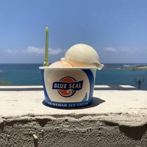 【沖縄】といえば「BLUE SEAL」。海景色が望める「デポアイランドシーサイド店」が一押し!